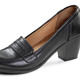 Pumps & Ballerina - Gemini Pumps aus teilweise schattiertem Rind-Nappaleder, in Größe 036 bis 042, in Farbe COGNAC – Farbe SCHWARZ – Ansicht 1
