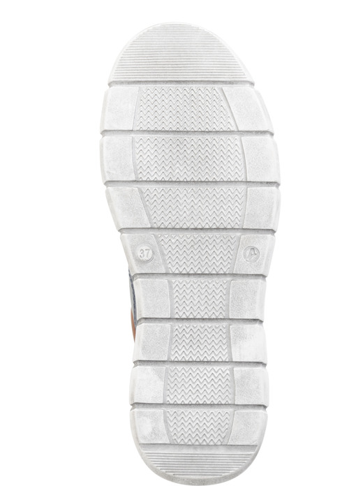 Stiefel & Stiefeletten - Gemini Schnür-Bootie aus weichem Rind-Nappaleder, in Größe 036 bis 042, in Farbe WEISS-TAUPE Ansicht 6