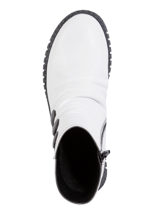 Stiefel & Stiefeletten - Gemini Stiefelette mit Raffung und dekorativen Knöpfen, in Größe 036 bis 042, in Farbe COGNAC Ansicht 5