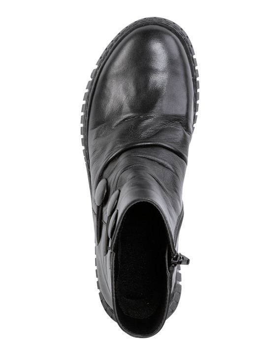 Stiefel & Stiefeletten - Gemini Stiefelette mit Raffung und dekorativen Knöpfen, in Größe 036 bis 042, in Farbe COGNAC Ansicht 9