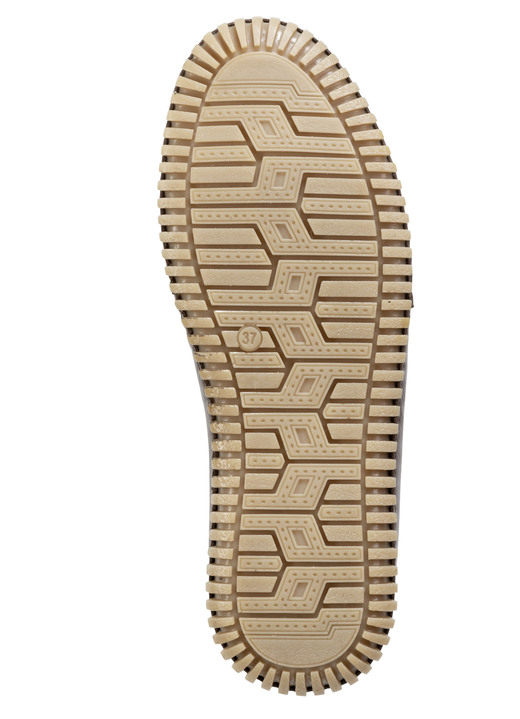 Slipper & Schnürschuhe - Gemini Slipper aus schattiertem Rind-Nappaleder, in Größe 036 bis 042, in Farbe COGNAC-MOKKA Ansicht 3