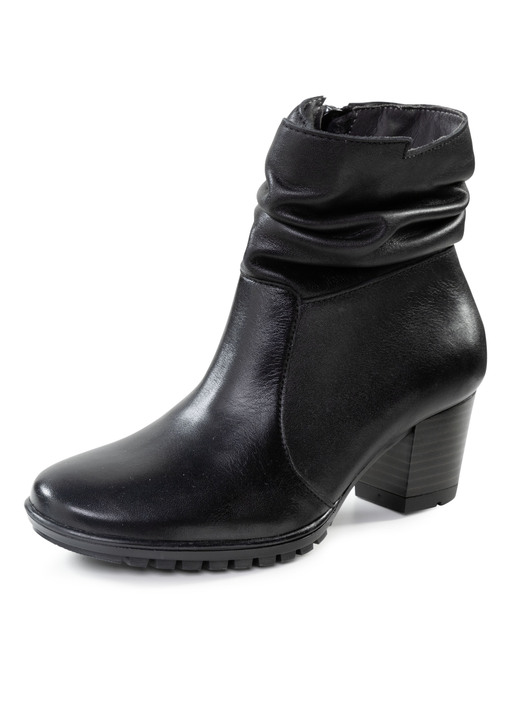 Stiefel & Stiefeletten - ELENA EDEN, modische Damen-Stiefeletten, Weite G, mit herausnehmbarem Fußbett, in Größe 036 bis 042, in Farbe SCHWARZ Ansicht 1
