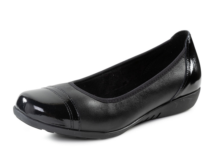 Pumps & Ballerina - ELENA EDEN, klassische Damen-Ballerinas, Weite G, mit herausnehmbarem Fußbett, in Größe 036 bis 042, in Farbe WEISS Ansicht 4