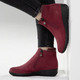 Stiefel & Stiefeletten - ELENA EDEN Stiefelette mit Nappaleder-Besatz – Farbe RUBINROT – Ansicht 5 Stiefel & Stiefeletten - ELENA EDEN Stiefelette mit Nappaleder-Besatz, in Größe 036 bis 042, in Farbe SCHWARZ – Farbe RUBINROT – Ansicht 5