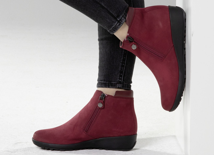 Stiefel & Stiefeletten - ELENA EDEN Stiefelette mit Nappaleder-Besatz Ansicht 9 Stiefel & Stiefeletten - ELENA EDEN Stiefelette mit Nappaleder-Besatz, in Größe 036 bis 042, in Farbe SCHWARZ Ansicht 9