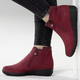Stiefel & Stiefeletten - ELENA EDEN Stiefelette mit Nappaleder-Besatz – Farbe RUBINROT – Ansicht 6 Stiefel & Stiefeletten - ELENA EDEN Stiefelette mit Nappaleder-Besatz, in Größe 036 bis 042, in Farbe SCHWARZ – Farbe RUBINROT – Ansicht 6