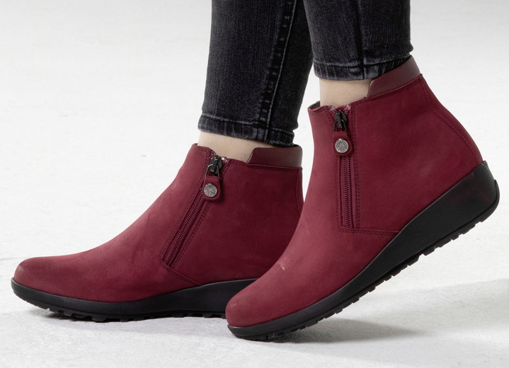 Stiefel & Stiefeletten - ELENA EDEN Stiefelette mit Nappaleder-Besatz Ansicht 11 Stiefel & Stiefeletten - ELENA EDEN Stiefelette mit Nappaleder-Besatz, in Größe 036 bis 042, in Farbe SCHWARZ Ansicht 11