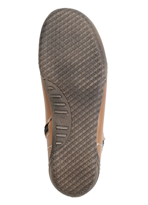 Stiefel & Stiefeletten - ELENA EDEN Schnür-Bootie mit gepolstertem Textil-Schaftrand, in Größe 036 bis 041, in Farbe TAUPE Ansicht 6