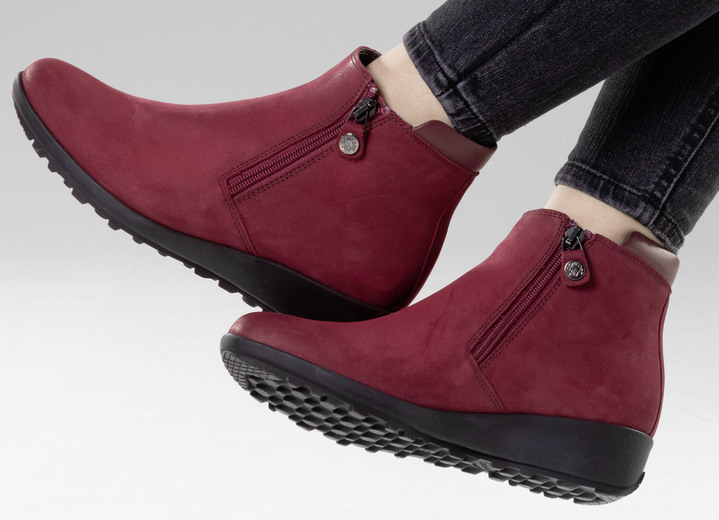 Stiefel & Stiefeletten - ELENA EDEN Stiefelette mit Nappaleder-Besatz Ansicht 7 Stiefel & Stiefeletten - ELENA EDEN Stiefelette mit Nappaleder-Besatz, in Größe 036 bis 042, in Farbe SCHWARZ Ansicht 7