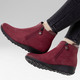Stiefel & Stiefeletten - ELENA EDEN Stiefelette mit Nappaleder-Besatz – Farbe RUBINROT – Ansicht 4 Stiefel & Stiefeletten - ELENA EDEN Stiefelette mit Nappaleder-Besatz, in Größe 036 bis 042, in Farbe SCHWARZ – Farbe RUBINROT – Ansicht 4