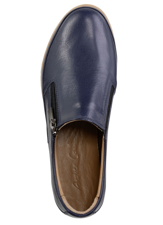 Slipper & Schnürschuhe - Andrea Conti Slipper aus Nappaleder, in Größe 036 bis 042, in Farbe MARINE Ansicht 2