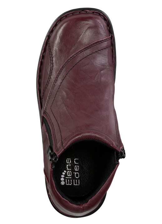 Stiefel & Stiefeletten - ELENA EDEN, klassische Damen-Boots, mit herausnehmbarem Fußbett Ansicht 2 Stiefel & Stiefeletten - ELENA EDEN, klassische Damen-Boots, mit herausnehmbarem Fußbett, in Größe 036 bis 042, in Farbe BORDEAUX Ansicht 2
