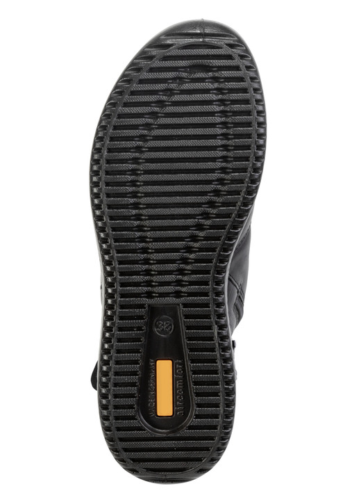 Stiefel & Stiefeletten - Gefütterte Damen-Boots, Winterschuhe, Weite K, mit Lammfell, in Größe 036 bis 042, in Farbe SCHWARZ Ansicht 3