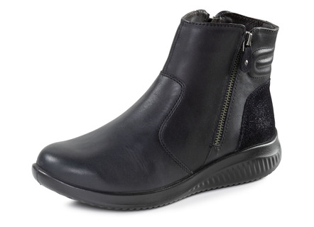 Gefütterte Damen-Boots, Winterschuhe, Weite K, mit Lammfell