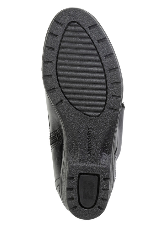 Stiefel & Stiefeletten - ELENA EDEN Schnür-Stiefelette mit umschlagbarem Lammfellkragen, in Größe 036 bis 042, in Farbe SCHWARZ Ansicht 4