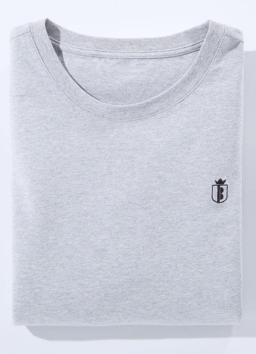 Freizeitshirts & -Kombinationen - Doppelpack Shirt in 4 Farben  Ansicht 3 Freizeitshirts & -Kombinationen - Doppelpack Shirt in 4 Farben , in Größe 3XL (64/66) bis XXL (60/62), in Farbe 2X WEISS Ansicht 3