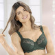 Soft-BH - LingaDore Bügel-BH mit zarter Elastikspitze – Farbe DUNKELGRÜN – Ansicht 2 Soft-BH - LingaDore Bügel-BH mit zarter Elastikspitze, in Größe 075 bis 105, in Cup C, in Farbe DUNKELGRÜN – Farbe DUNKELGRÜN – Ansicht 2