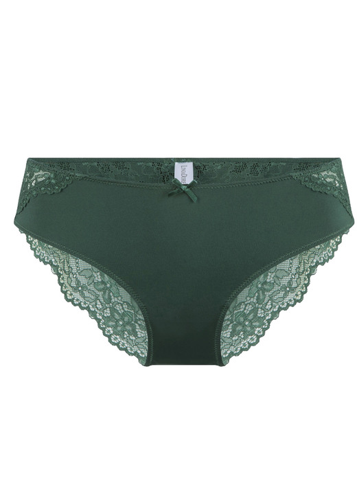 Slips - LingaDore Slip mit elastischer Spitze, in Größe L  (40) bis XXL (44), in Farbe DUNKELGRÜN Ansicht 5