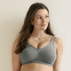 Soft-BH - Susa BH mit strukturiertem Vorderteil – Farbe GRAFIT – Ansicht 6 Soft-BH - Susa BH mit strukturiertem Vorderteil, in Größe 075 bis 100, in Cup B, in Farbe GRAFIT – Farbe GRAFIT – Ansicht 6