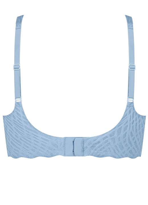 - Sloggi ZERO FEEL Bliss-BH aus elastischer Spitze, in Größe L bis XL, in Farbe AZURBLAU Ansicht 5