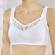 Soft-BH - BH mit Elastikspitze, in Größe 080 bis 105, in Cup E, in Farbe WEISS – Farbe WEISS – Ansicht 1