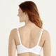 Soft-BH - Swegmark of Sweden BH mit Spitzeneinsätzen, in Größe 075 bis 100, in Cup F, in Farbe WEISS – Farbe WEISS – Ansicht 4