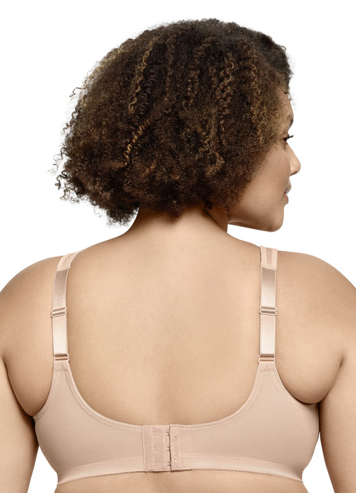 Soft-BH - Glamorise Minimizer-BH mit elastischer Spitze, in Größe 080 bis 110, in Cup F, in Farbe WEISS Ansicht 8