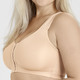 - Miss Mary BH mit praktischem Vorderverschluss, in Größe 080 bis 110, in Cup E, in Farbe BEIGE – Farbe BEIGE – Ansicht 3