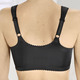Soft-BH - BH mit praktischem Vorderverschluss, in Größe 080 bis 105, in Cup B, in Farbe SCHWARZ – Farbe SCHWARZ – Ansicht 2