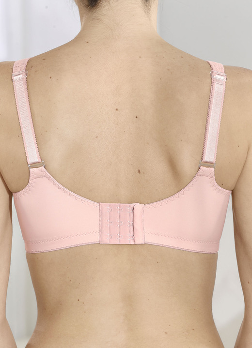Soft-BH - BH mit farbharmonischer Elastikspitze, in Größe 080 bis 105, in Cup D, in Farbe ALTROSA Ansicht 2