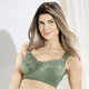 Soft-BH - Miss Mary BH mit Elastikspitzeneinsätzen, in Größe 080 bis 115, in Cup C, in Farbe BEIGE – Farbe GRÜN – Ansicht 1