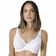 Bügel-BH - Sassa Bügel-BH aus hübscher Elastikspitze – Farbe WEISS – Ansicht 1 Bügel-BH - Sassa Bügel-BH aus hübscher Elastikspitze, in Größe 075 bis 095, in Cup C, in Farbe WEISS – Farbe WEISS – Ansicht 1