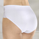 Slips - Viererpack Slips mit elastischer Spitze – Farbe WEISS – Ansicht 2 Slips - Viererpack Slips mit elastischer Spitze, in Größe 038 bis 052, in Farbe WEISS – Farbe WEISS – Ansicht 2