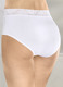 Slips - Viererpack Slips mit elastischem Spitzenbund – Farbe WEISS – Ansicht 1 Slips - Viererpack Slips mit elastischem Spitzenbund, in Größe 038 bis 052, in Farbe WEISS – Farbe WEISS – Ansicht 1
