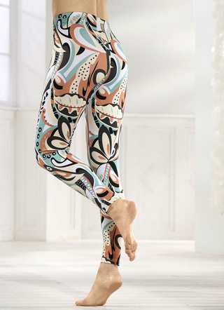 Zweierpack Leggings mit Elastan