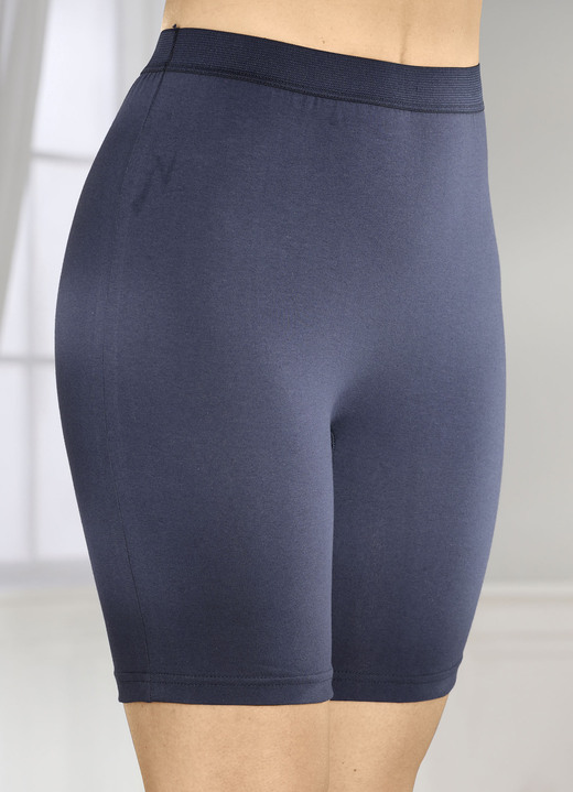 - Viererpack Longpants mit bequemem Elastikbund, in Größe 038 bis 054, in Farbe MARINE Ansicht 2