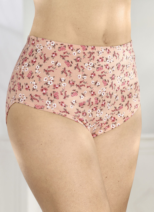 Slips - Viererpack Slips mit Gummizug, in Größe 038 bis 056, in Farbe APRICOT-KORALLE-BUNT Ansicht 2