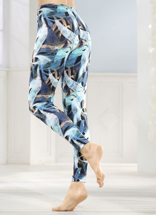 Zweierpack Leggings mit Dehnbund