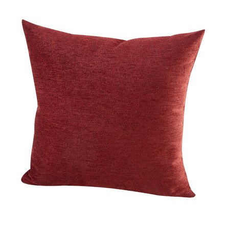 Dekokissen & Hüllen - Kissenbezug in Jacquard-Qualität, in Größe 105 (40x40 cm) bis 110 (50x50 cm), in Farbe BEIGE – Farbe BORDEAUX – Ansicht 