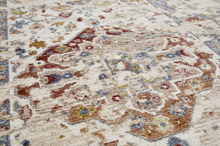 Modern - Hochwertige Brücken und Teppiche, für Fußbodenheizung geeignet, in Größe 111 (Brücke, 60x110 cm) bis 304 (Teppich, ø 133 cm), in Farbe MULTICOLOR, in Ausführung Dessin 1 Ansicht 3