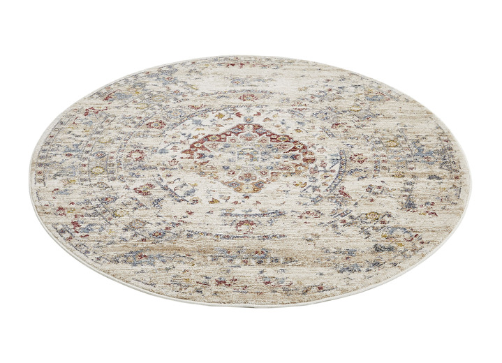 Modern - Hochwertige Brücken und Teppiche, für Fußbodenheizung geeignet, in Größe 111 (Brücke, 60x110 cm) bis 304 (Teppich, ø 133 cm), in Farbe MULTICOLOR, in Ausführung Dessin 1 Ansicht 16