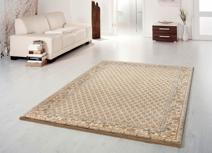 Klassisch - Brücken, Galerie und Teppiche in robuster Qualität, in Größe 111 (Brücke, 60x 87 cm) bis 284 (Teppich, 200x275 cm), in Farbe BEIGE Ansicht 1