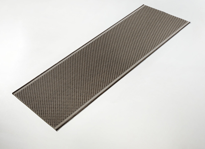 Läufer & Stufenmatten - Flache Läufer in Sisaloptik nach Wunschmaß, in Größe 102 (Läufer, 67 cm breit) bis 106 (Läufer, 100 cm breit), in Farbe HELLGRAU Ansicht 3