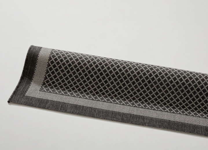Modern - Angenehm flache Brücken und Teppiche in Sisaloptik, in Größe 112 (Brücke, 60x110 cm) bis 282 (Teppich 200x290 cm), in Farbe ANTHRAZIT Ansicht 1