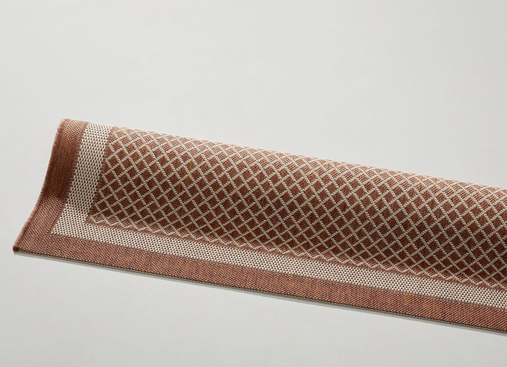 Modern - Angenehm flache Brücken und Teppiche in Sisaloptik, in Größe 112 (Brücke, 60x110 cm) bis 282 (Teppich 200x290 cm), in Farbe TERRA Ansicht 1