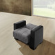 Polstergruppen - Moderne Polstermöbel mit Zierkissen, in Farbe SCHWARZ-GRAU, in Ausführung Sessel – Farbe SCHWARZ-GRAU – Ansicht 2
