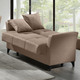 Moderne Möbel - Gemütliche Polstermöbel mit Bettfunktion, in Farbe BEIGE, in Ausführung Zweisitzer – Farbe BEIGE – Ansicht 2