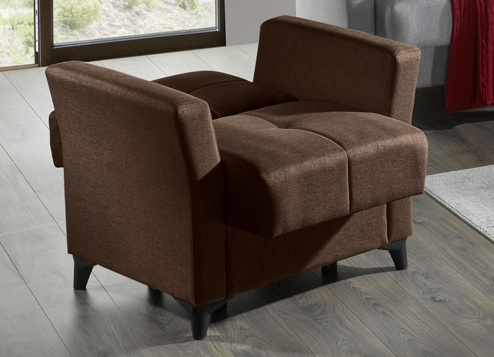 Moderne Möbel - Gemütliche Polstermöbel mit Bettfunktion, in Farbe BEIGE, in Ausführung Zweisitzer Ansicht 10