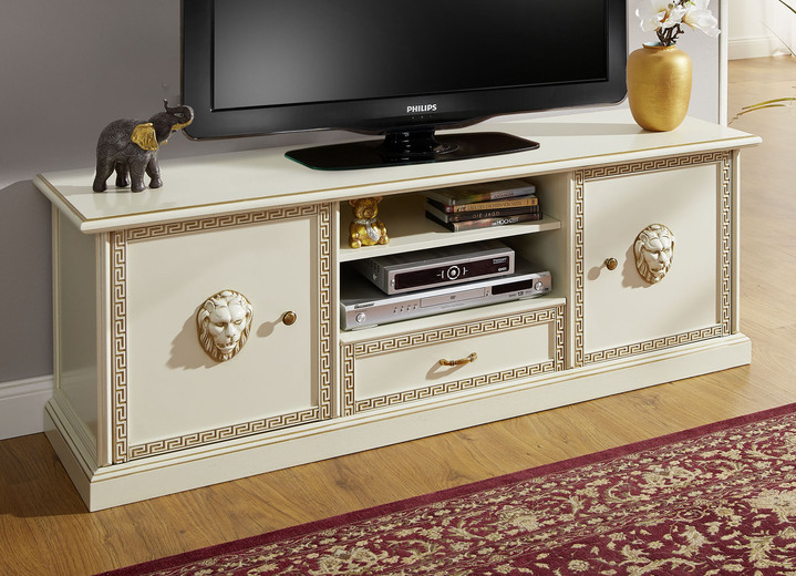 Kommoden - Hochwertiges Möbelprogramm mit Verzierungen, in Farbe NUSSBAUM-GOLD, in Ausführung Kommode, 1-türig Ansicht 4