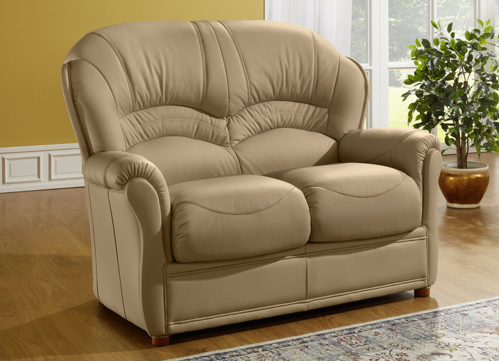 Wohnen - Polstermöbel mit Bezug aus echtem Leder, in Farbe DUNKELBRAUN, in Ausführung Ledersessel Ansicht 6